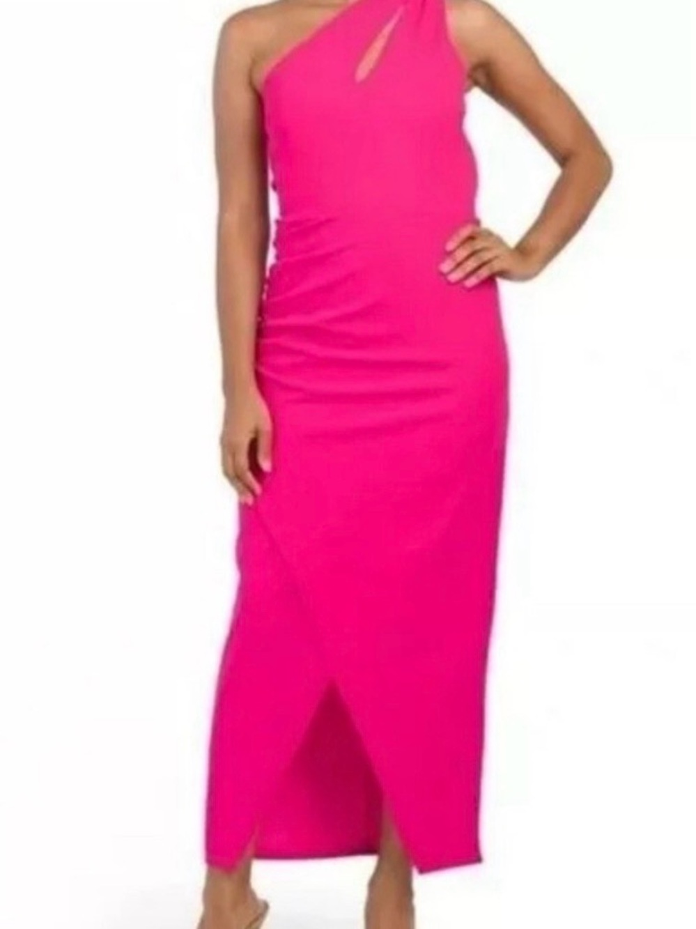 RACHEL Rachel Roy Hot Pink Backless Maxi Dress